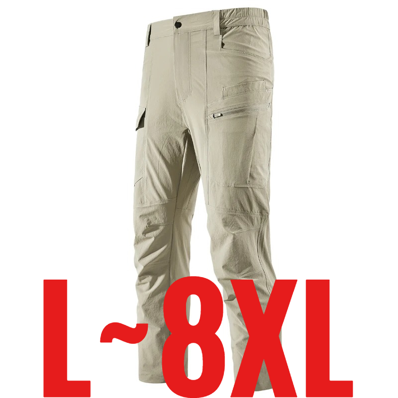 Fishing Kit Compact - Übergröße 8XL Herren Freizeithose mit Elastischem