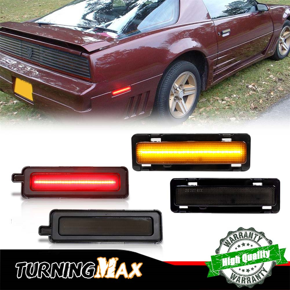 Signal Flare Kit - Auto-LED-Front-/Heckkotflügel-Positionsleuchten Seitenmarkierungs-Blinker Parkleuchte für Pontiac Firebird