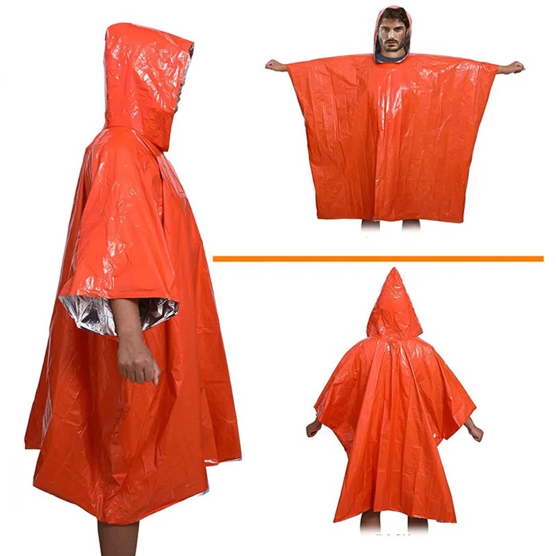 Camping-Regenmantel, wasserdic – Survival Blanket Reflective Bewertung und Preis