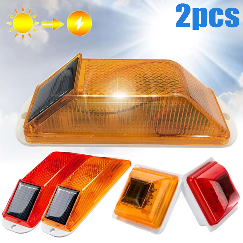 2 Stück Solar Strobe Warnleuch – Sos Light Strobe Bewertung und Preis