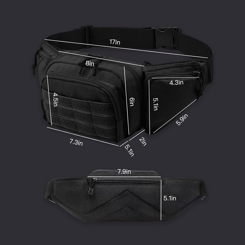 600D Oxford Multi-Pocket Hüftt – Fishing Kit Compact Bewertung und Preis