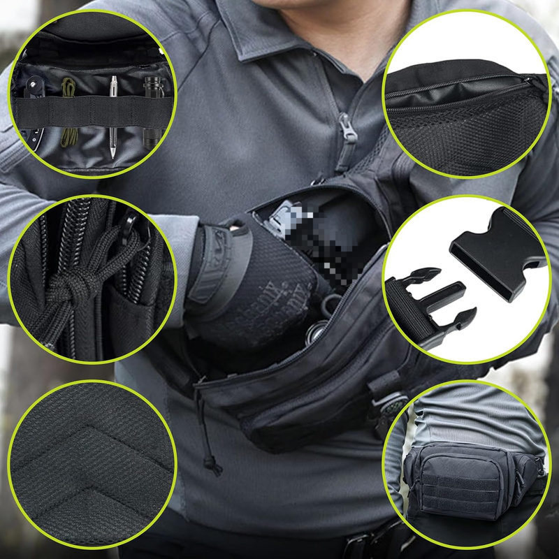 600D Oxford Multi-Pocket Hüftt – Fishing Kit Compact Bewertung und Preis