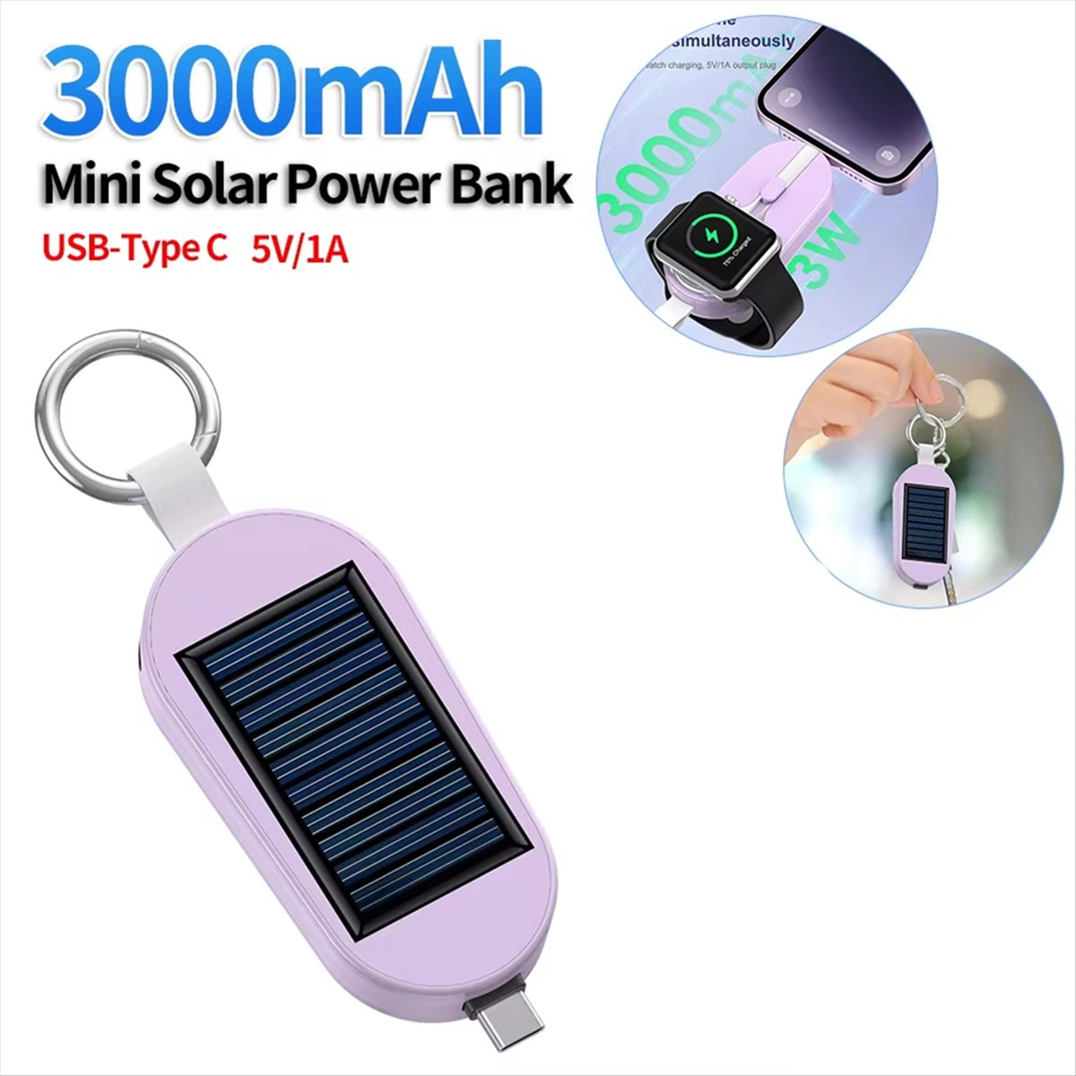 # 01U Elektronikzubehör, Mini- – Solar Emergency Charger Bewertung und Preis